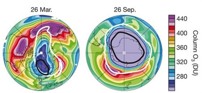热带上空现四季臭氧洞 面积为南极空洞的七倍