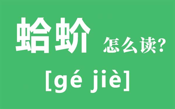 蛤蚧读音是什么？蛤蚧是什么？蛤蚧的功效与作用