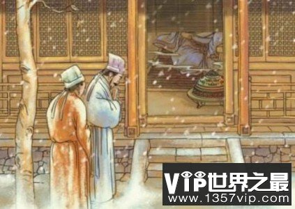 程门立雪的主人公是谁，游酢杨时站在大雪中等待老师