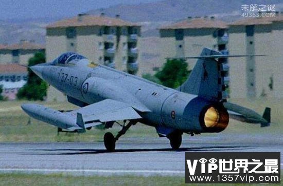 世界各国的飞行棺材，某空军装备了249架F-104战机失事96架