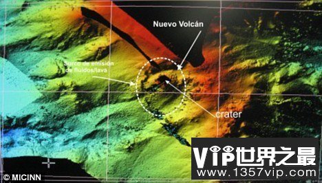 (图)大西洋海底火山喷发或将形成新岛屿