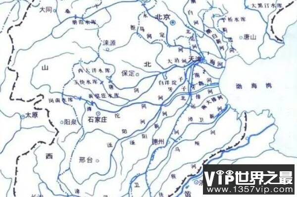 中国七大水系，黄河水系上榜，第三干流长度最短（1357vip.com）