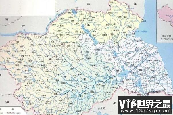 中国七大水系，黄河水系上榜，第三干流长度最短（1357vip.com）