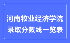 2023年高考多少分能上河南牧业经济学院？附各省录取分数线