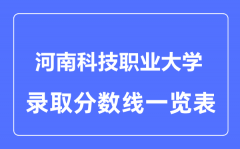 2023年高考多少分能上河南科技职业大学？附各省录取分数线