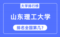 2023年山东理工大学排名_最新全国排名第几?