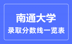 2023年高考多少分能上南通大学？附南通大学各省录取分数线一览表