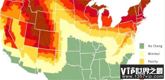 全球最美秋色地图 根据研究 今年最美秋色将在美国达到顶峰